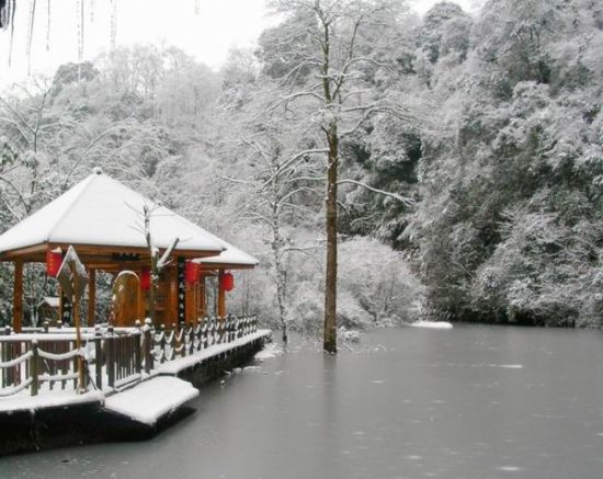 天台山冬景 天台山冬景